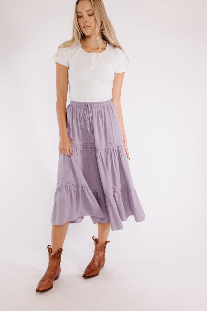 Easy Breezy Skirt in Lavender