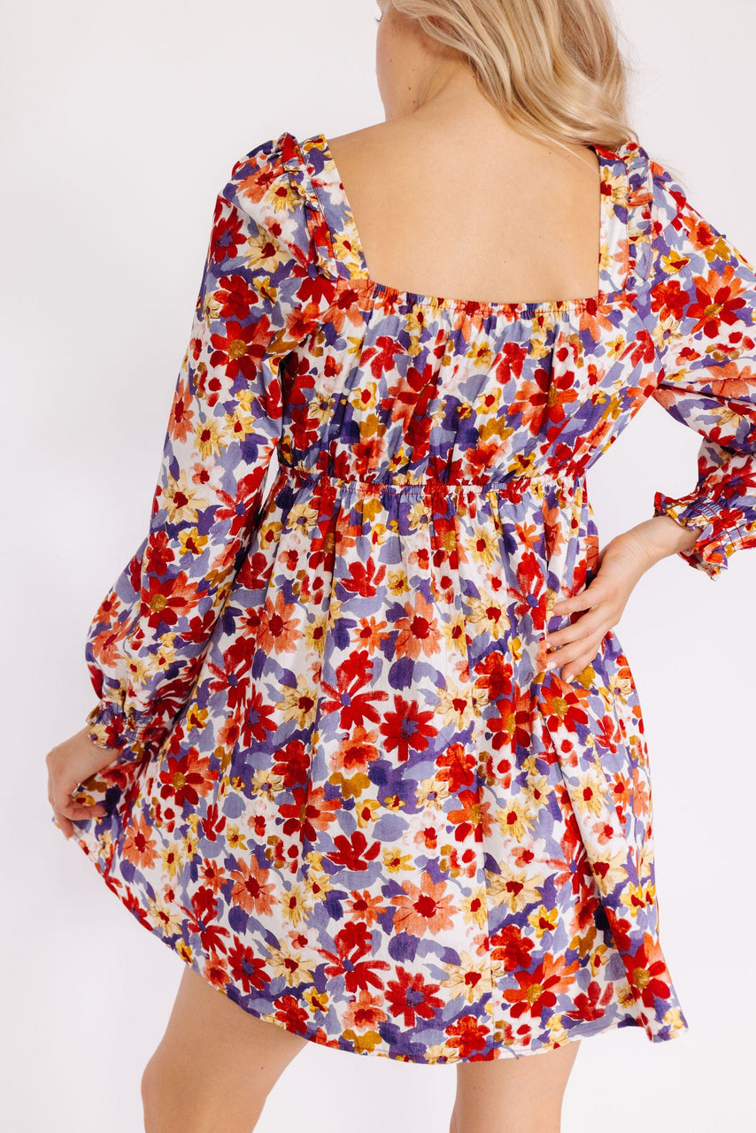 Eilene Dress in Red Multi