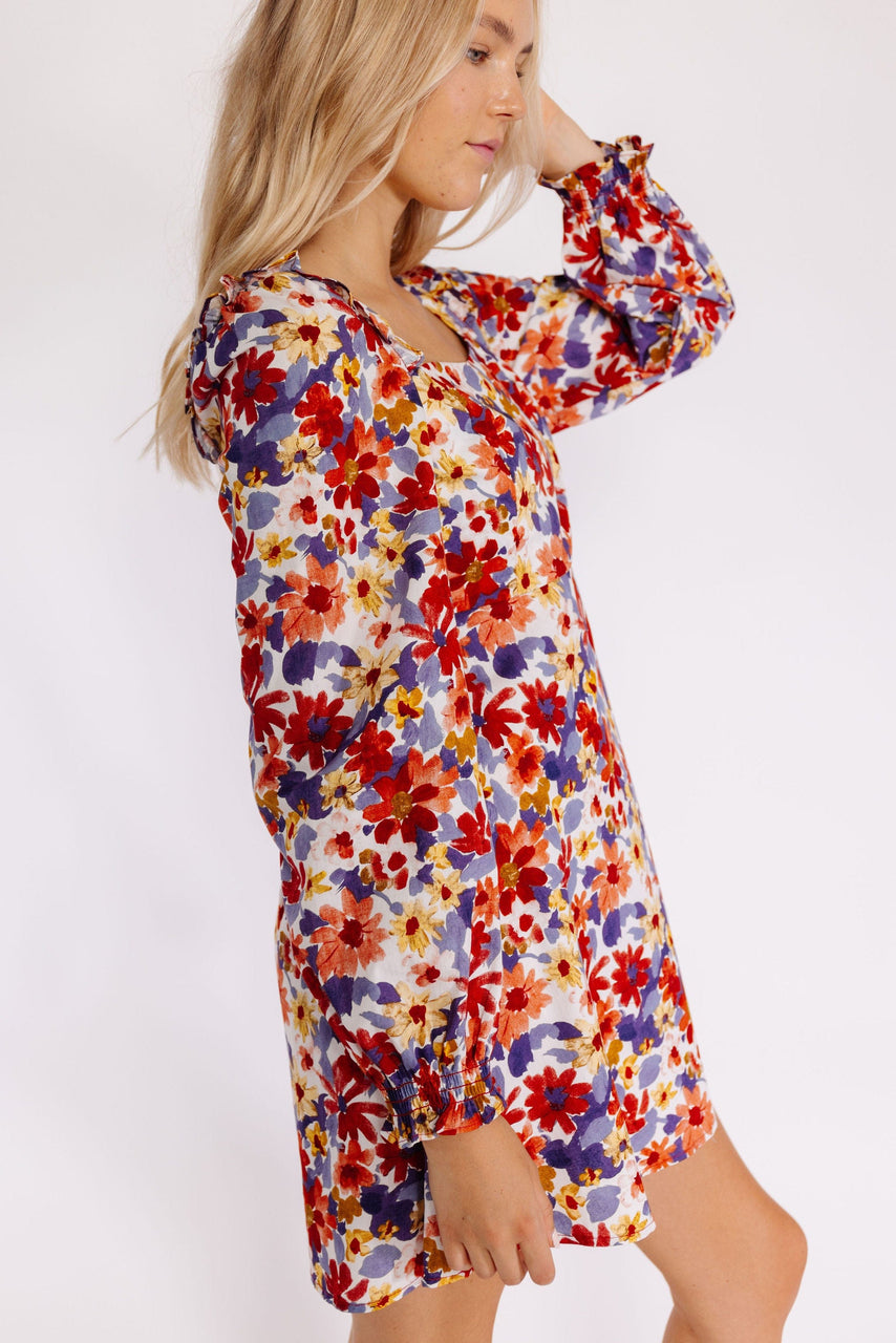 Eilene Dress in Red Multi