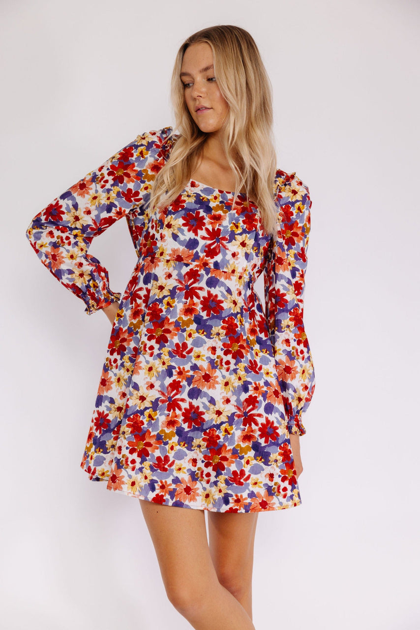 Eilene Dress in Red Multi
