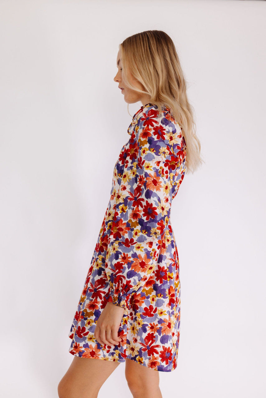 Eilene Dress in Red Multi
