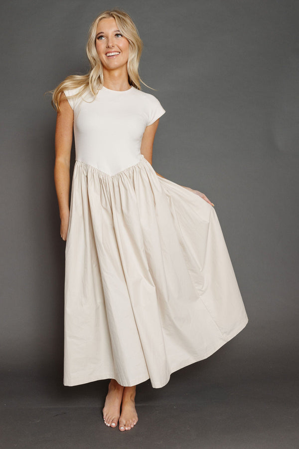 Eugene Dress in Cream