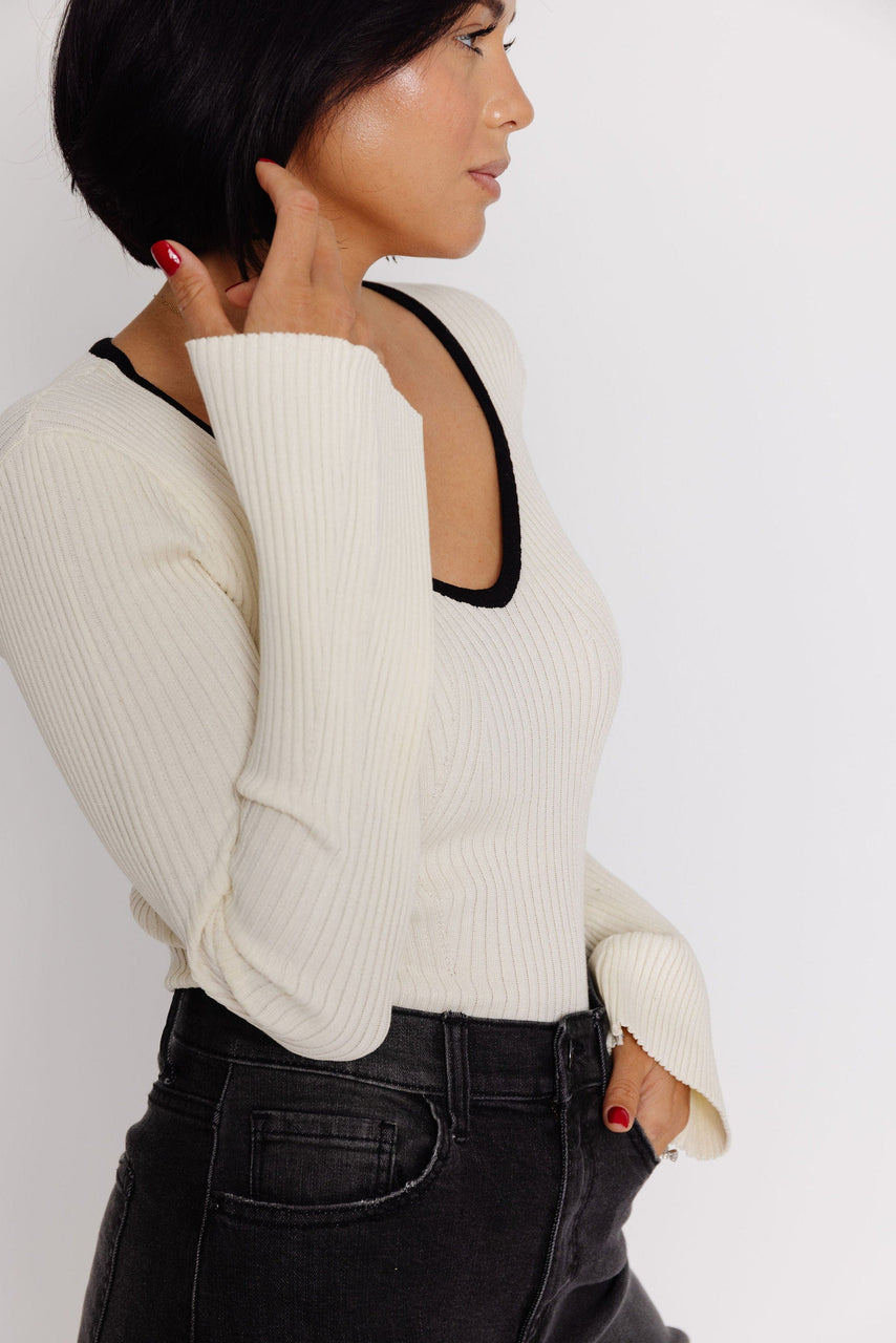 Florance Sweater Tee in Ivory