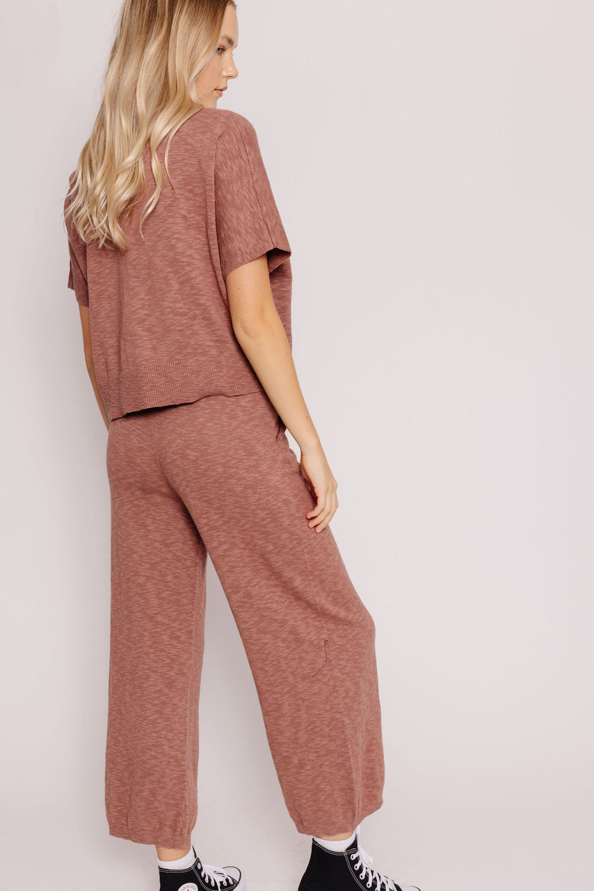 Geena Sweater Set in Burl Wood
