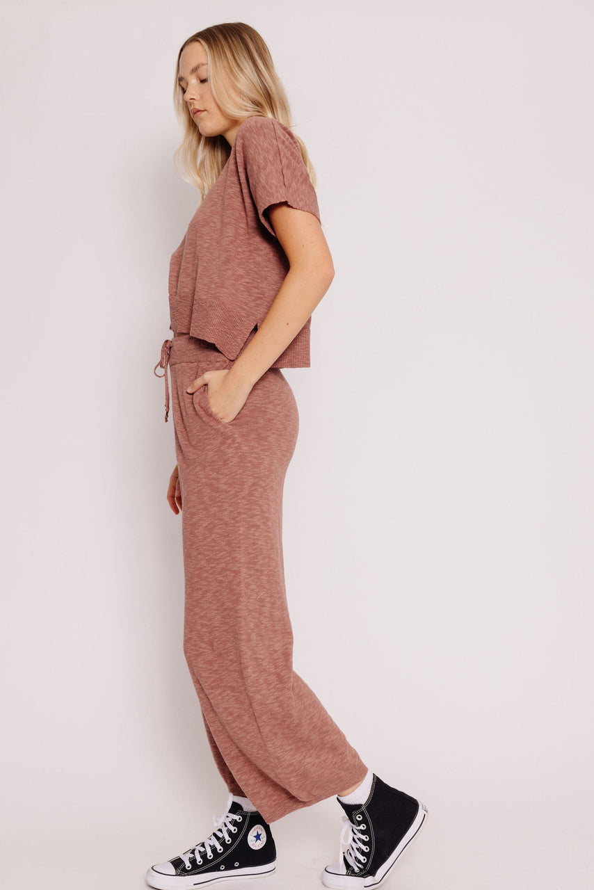 Geena Sweater Set in Burl Wood
