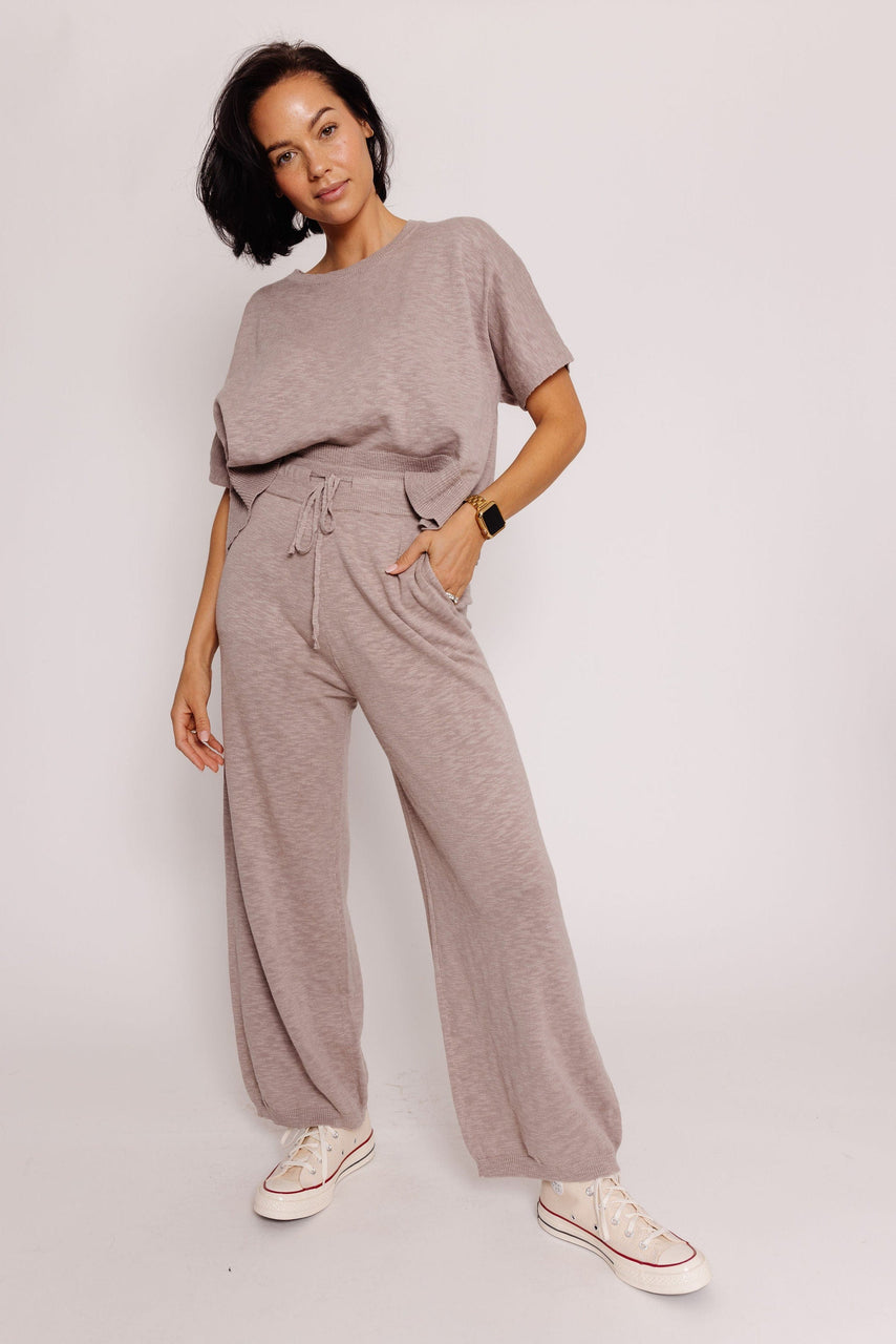 Geena Sweater Set in Mushroom