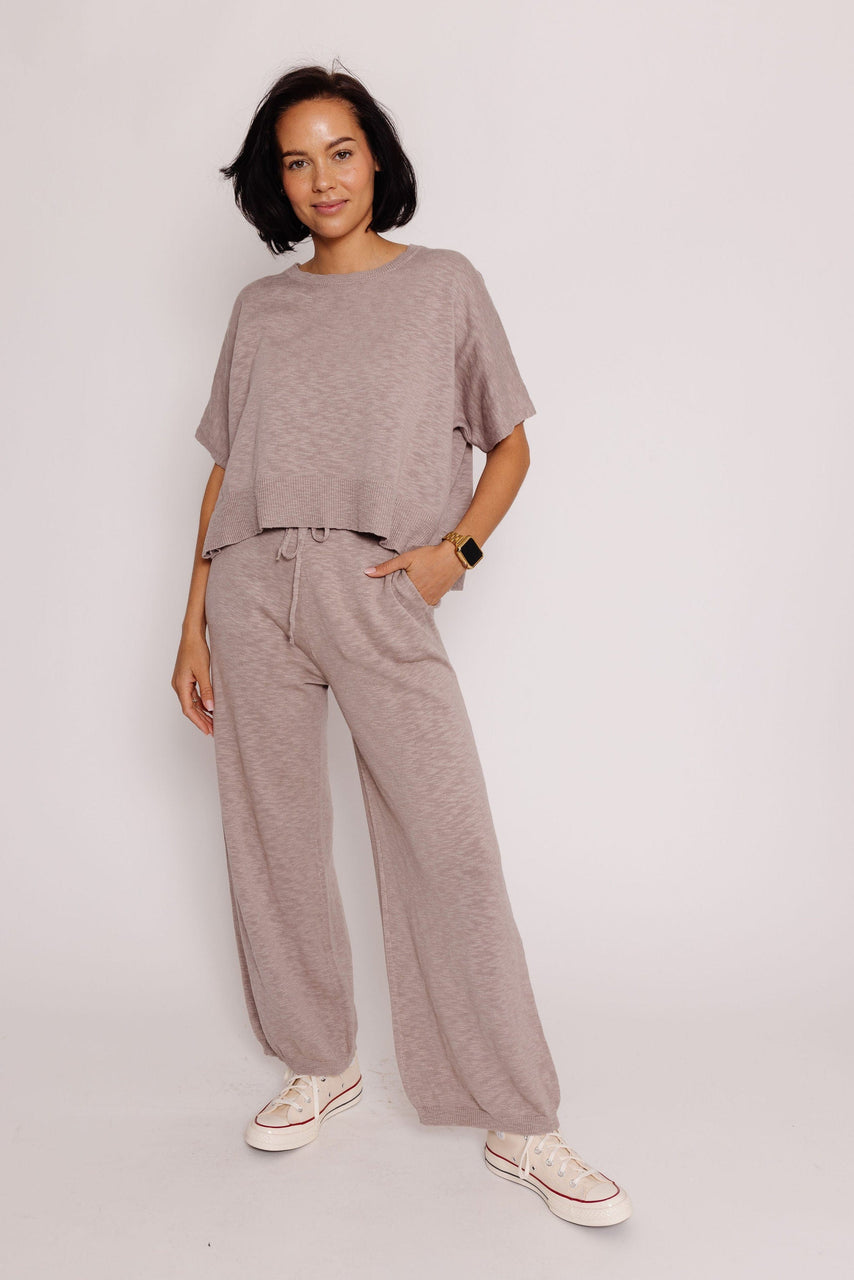 Geena Sweater Set in Mushroom