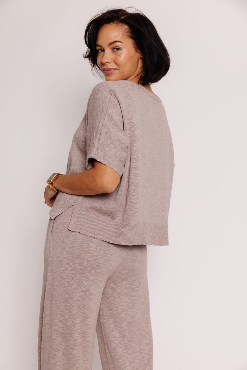 Geena Sweater Set in Mushroom