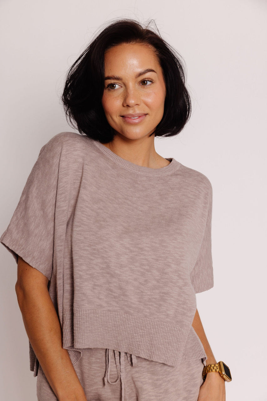 Geena Sweater Set in Mushroom