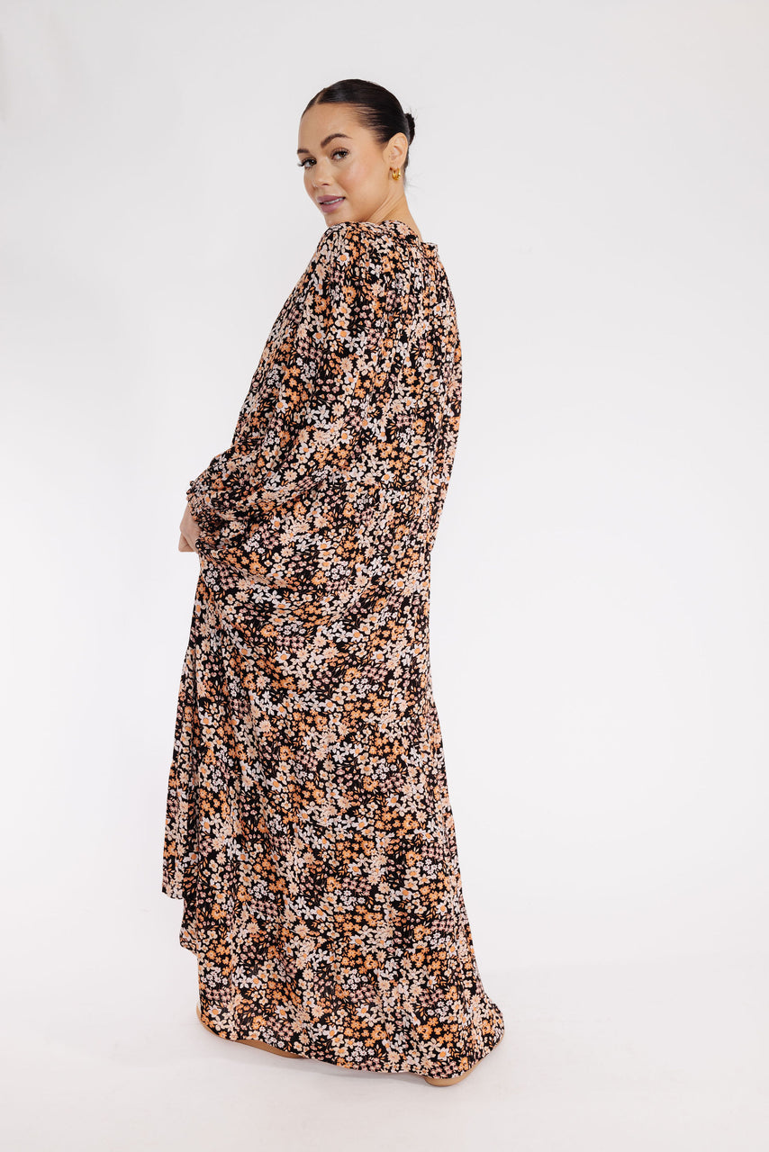 Glenn Dress in Black Multi