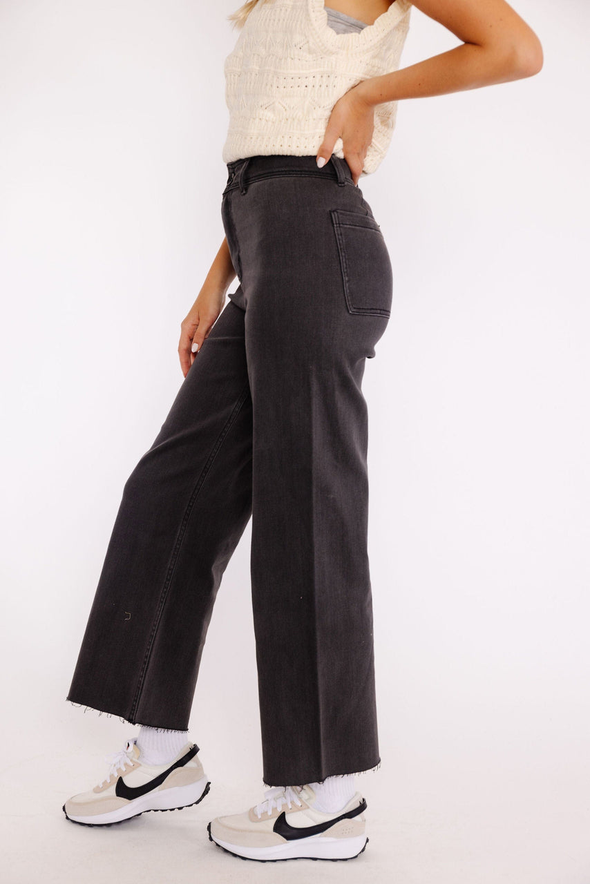 Hadley Pant in Washed Black