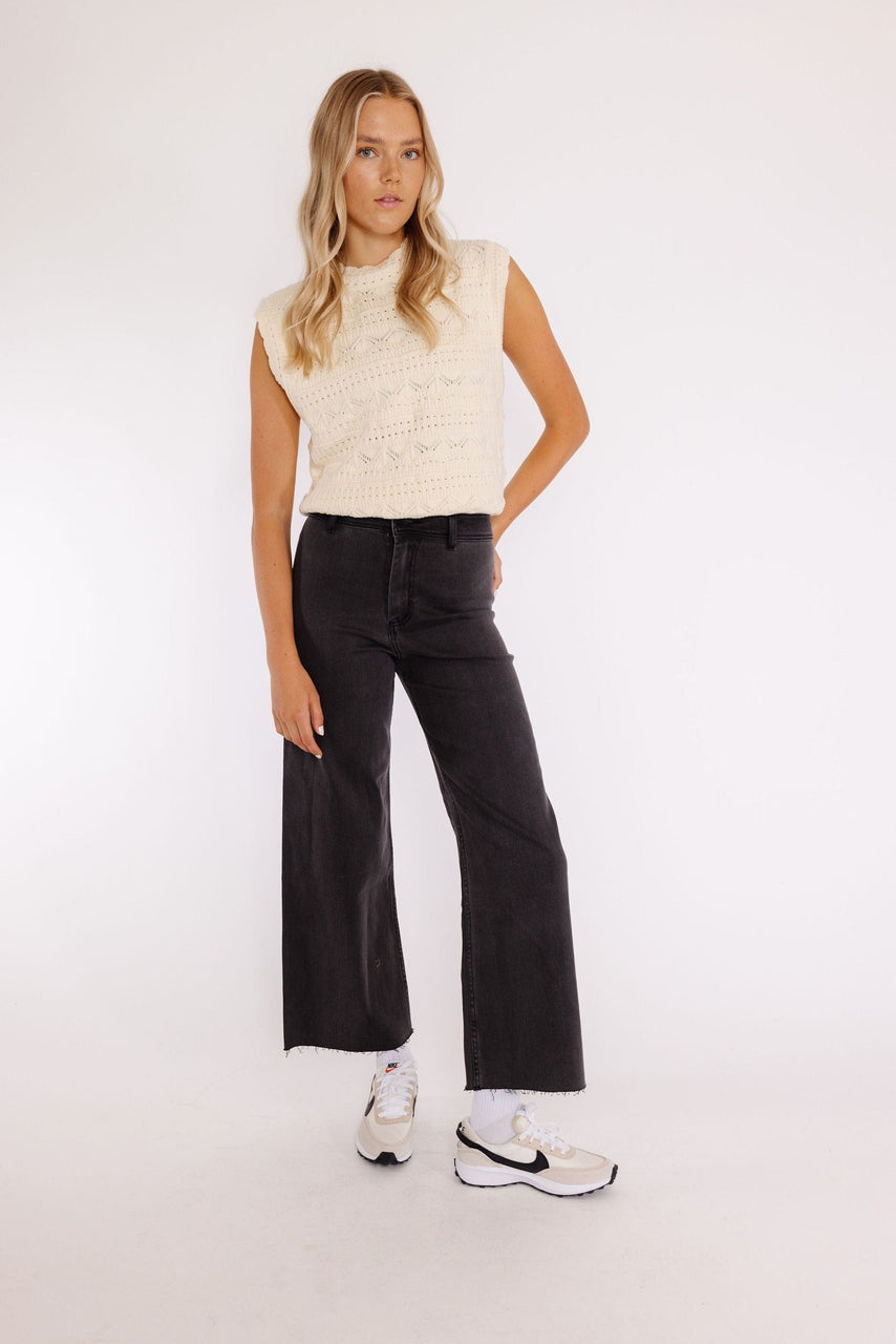 Hadley Pant in Washed Black