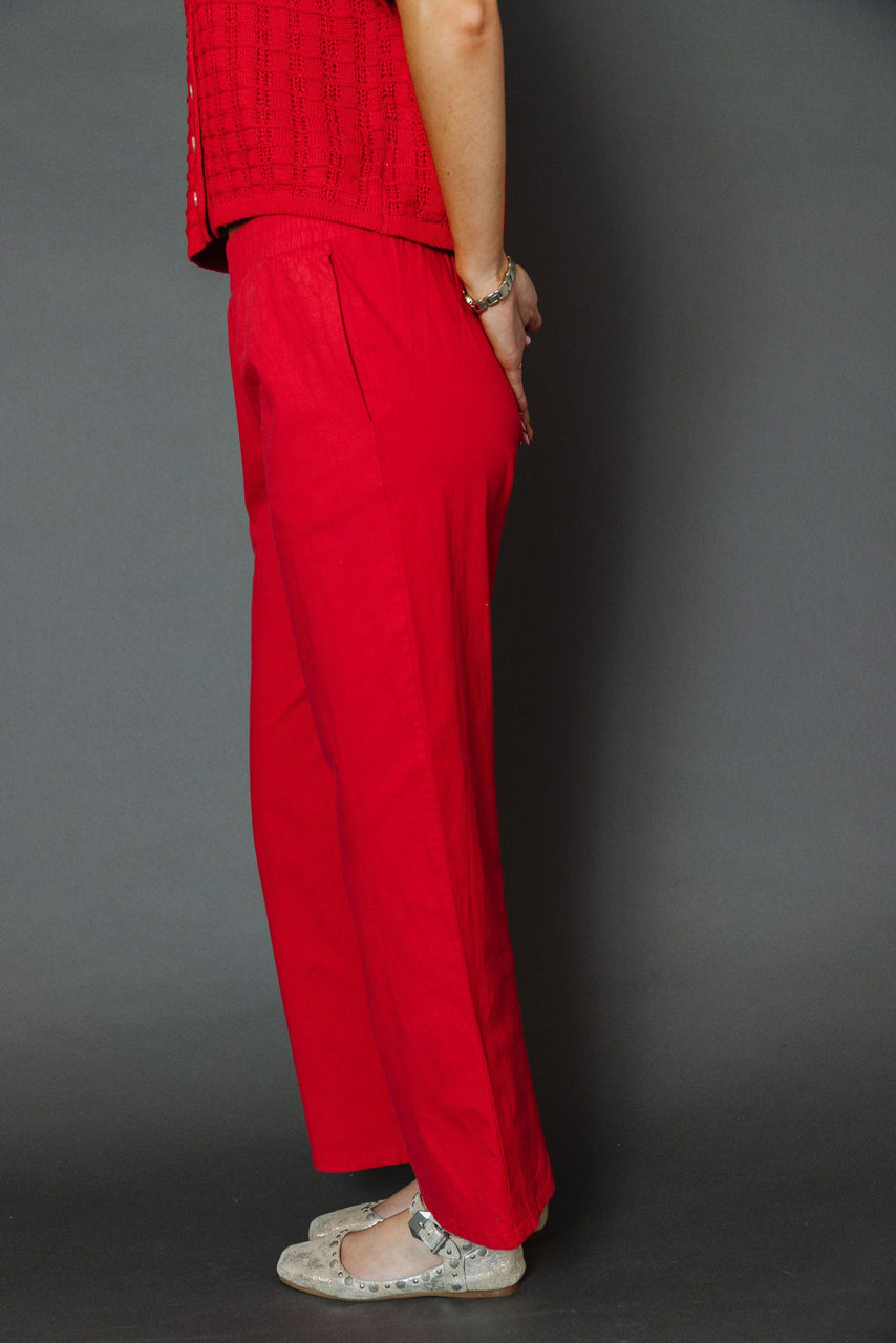 Henrietta Pant in Cherry
