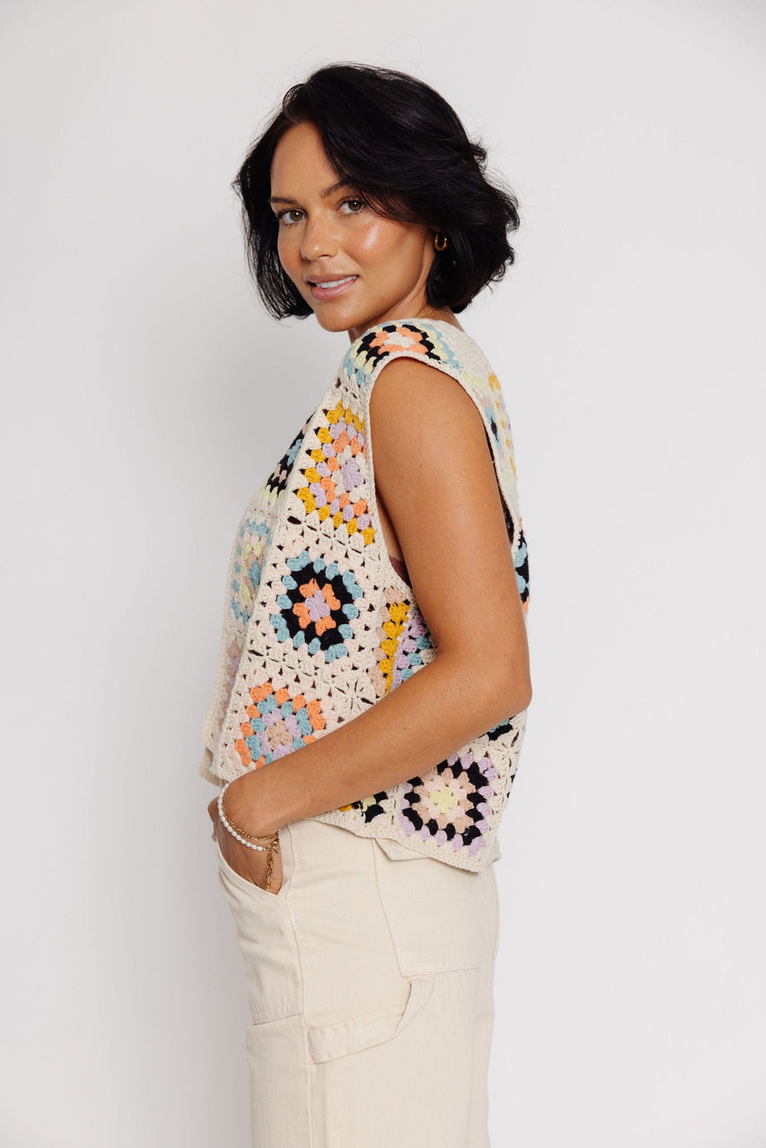 Irmo Crochet Sweater Vest