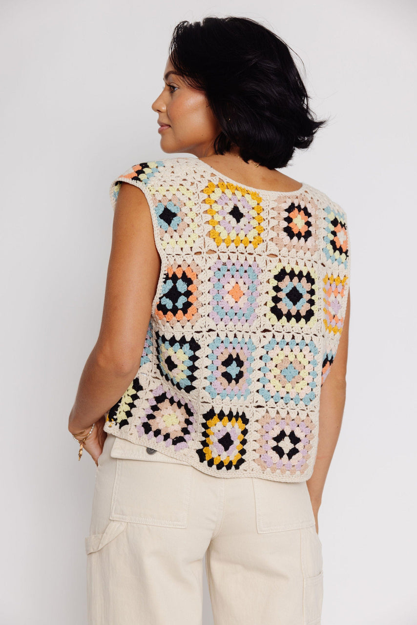 Irmo Crochet Sweater Vest