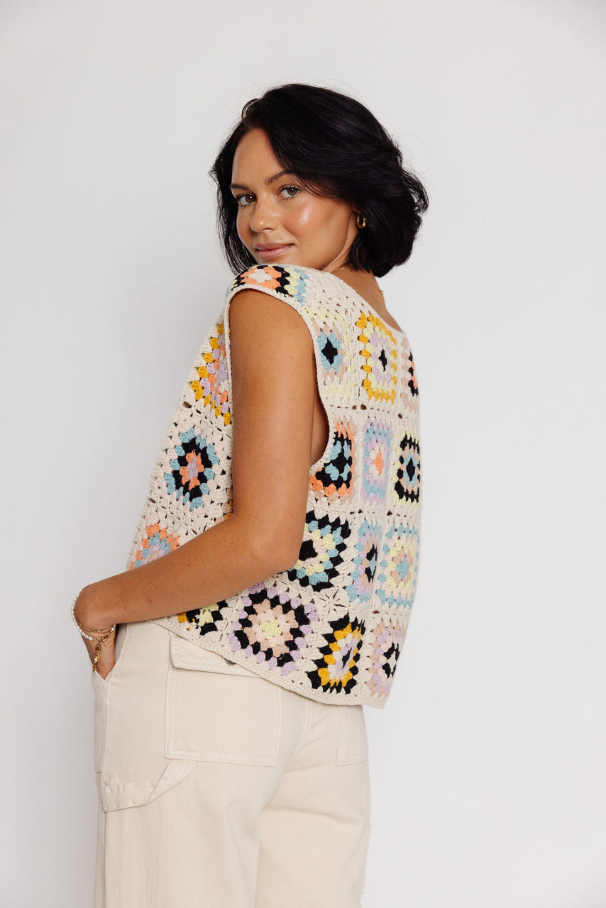 Irmo Crochet Sweater Vest