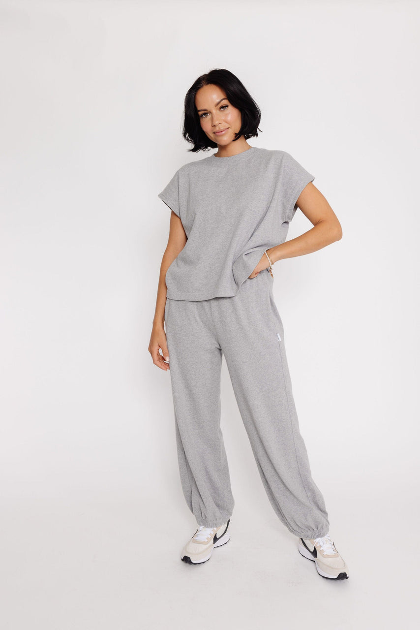 Jeanne Tee by Le Bon Shoppe in Heather Grey
