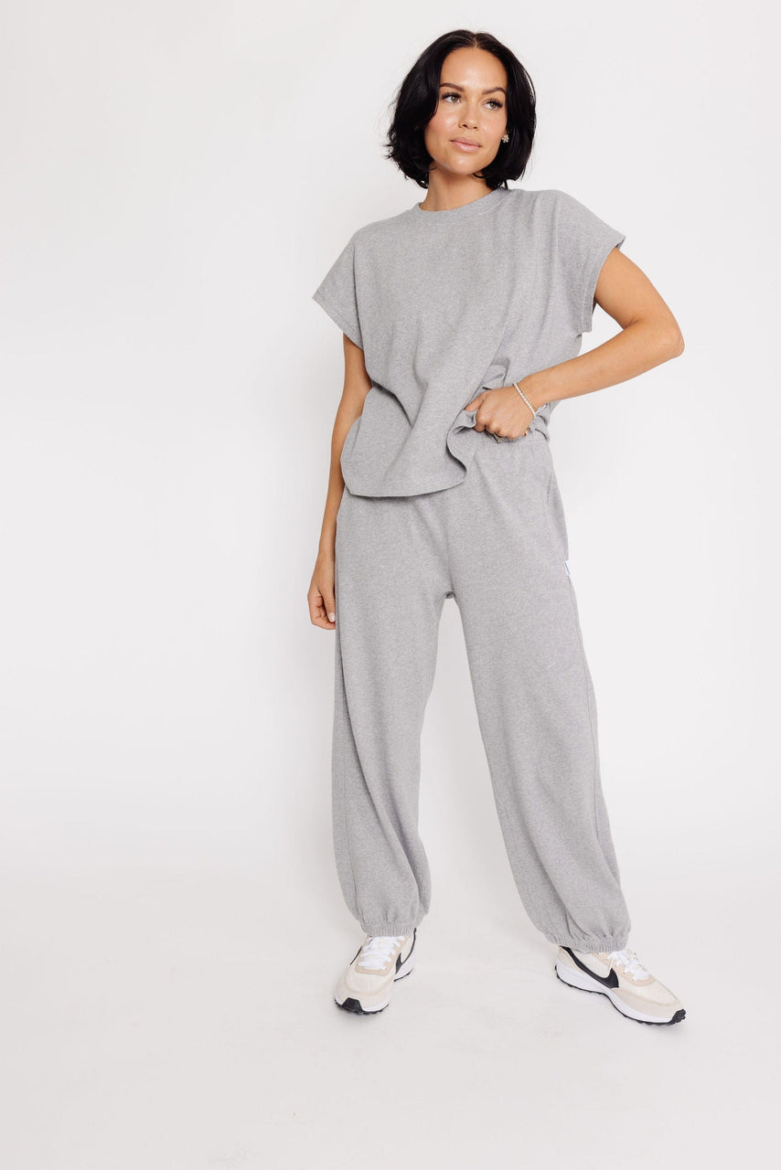 Jeanne Tee by Le Bon Shoppe in Heather Grey