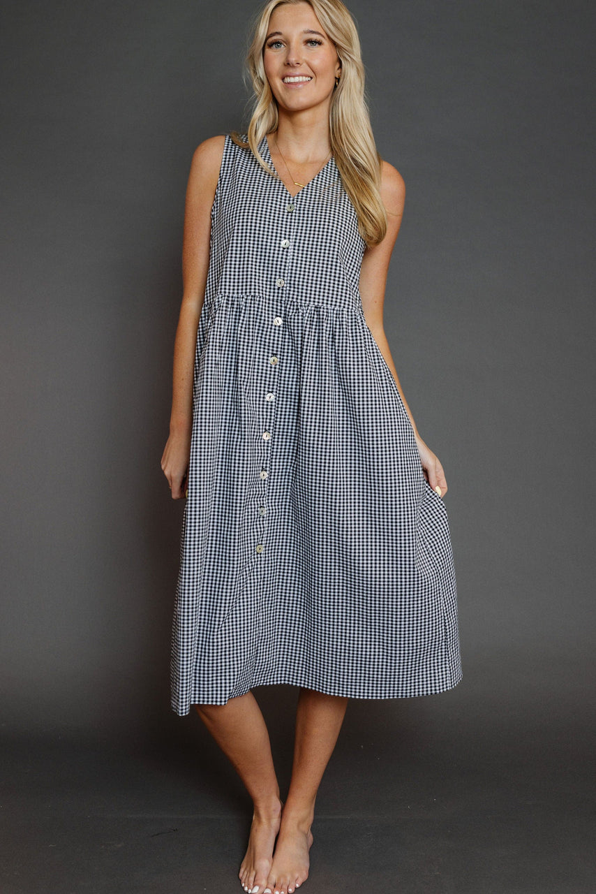 Jeaux Dress in Black/White