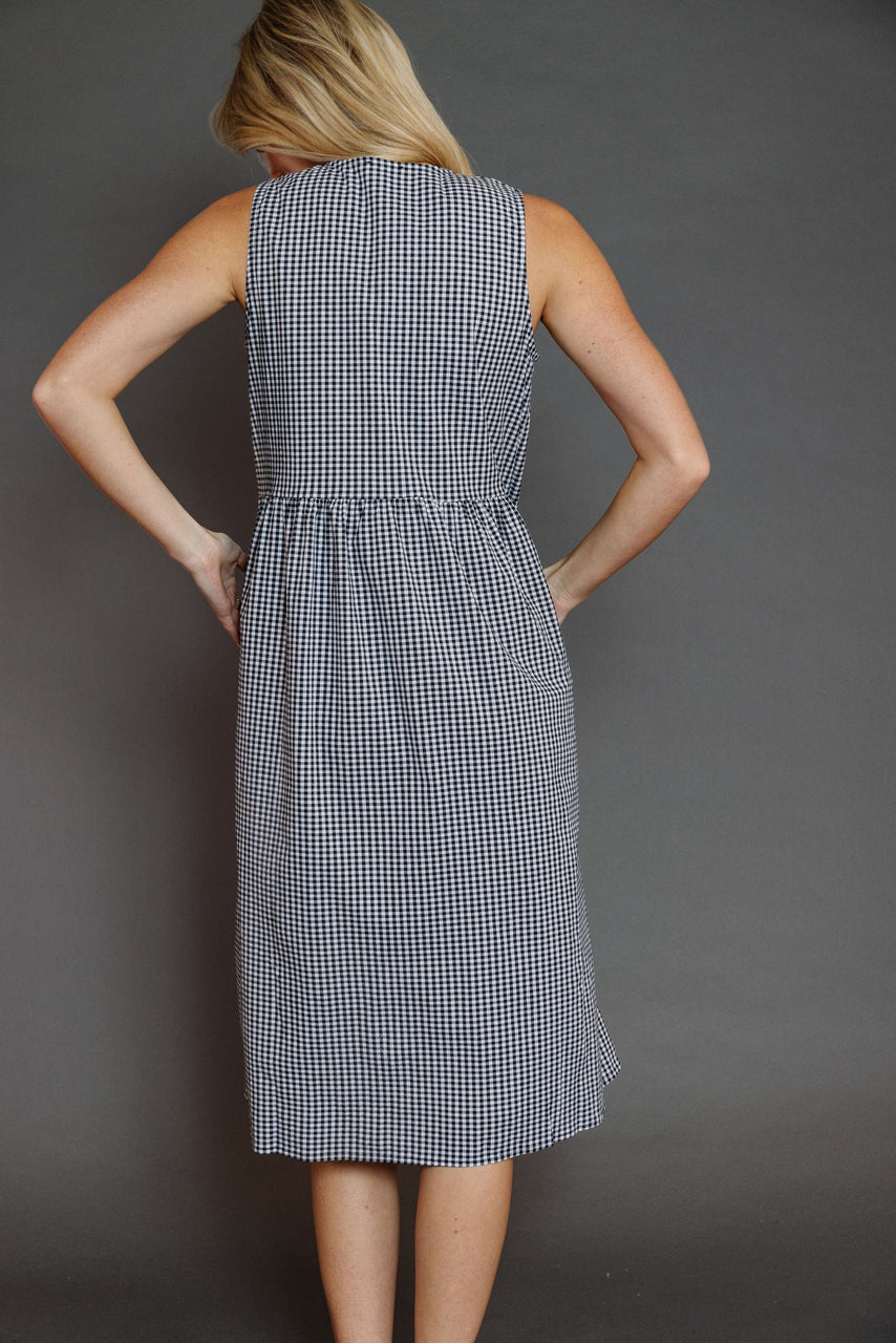 Jeaux Dress in Black/White