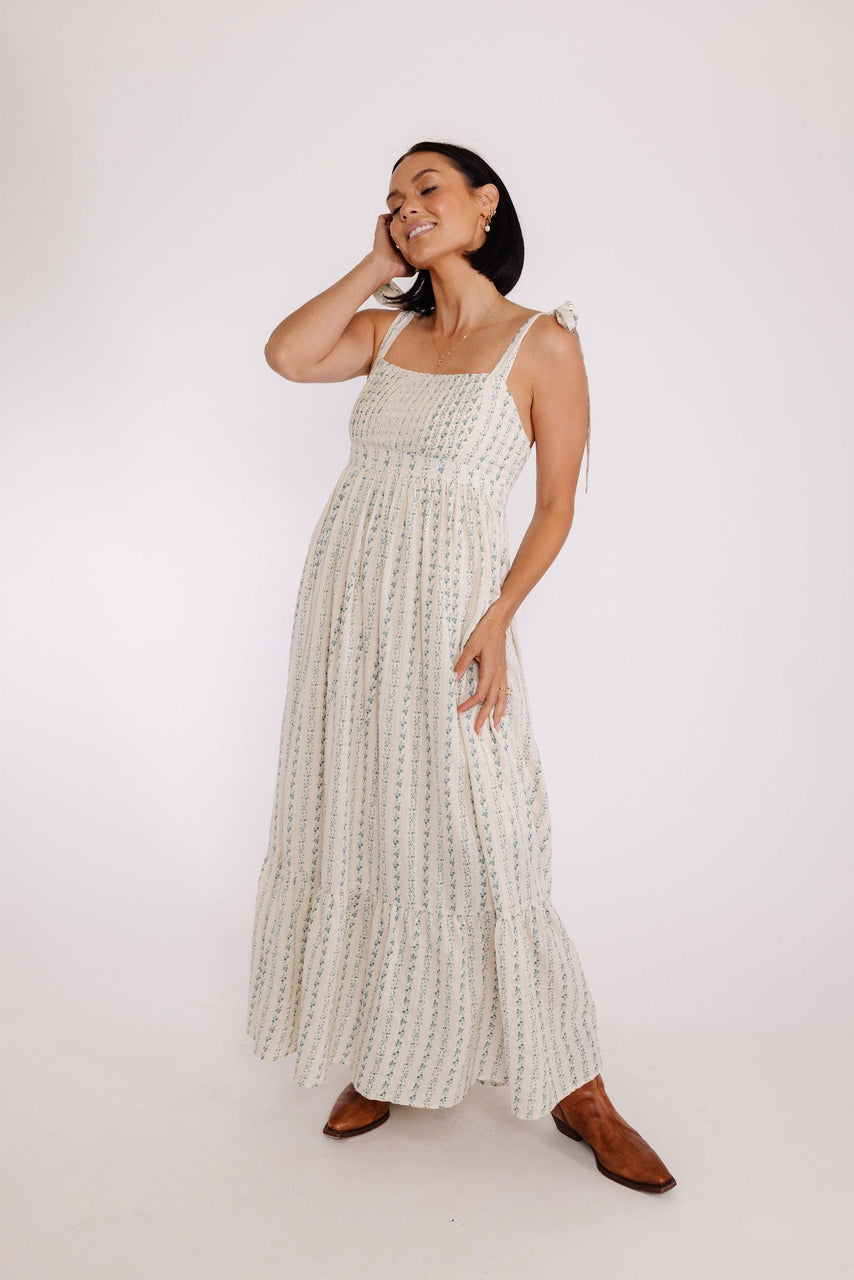 Jenkins Dress in Blue Poppy