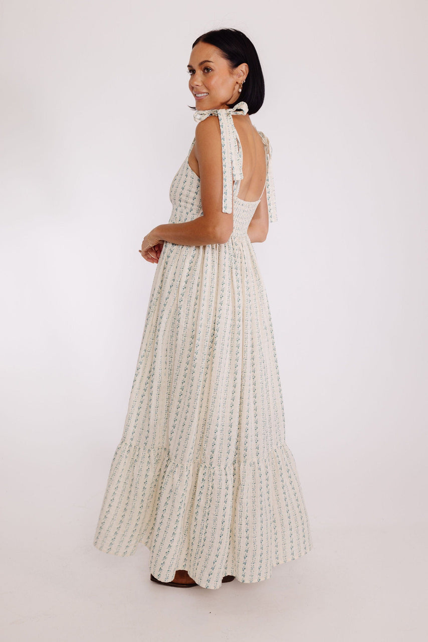 Jenkins Dress in Blue Poppy