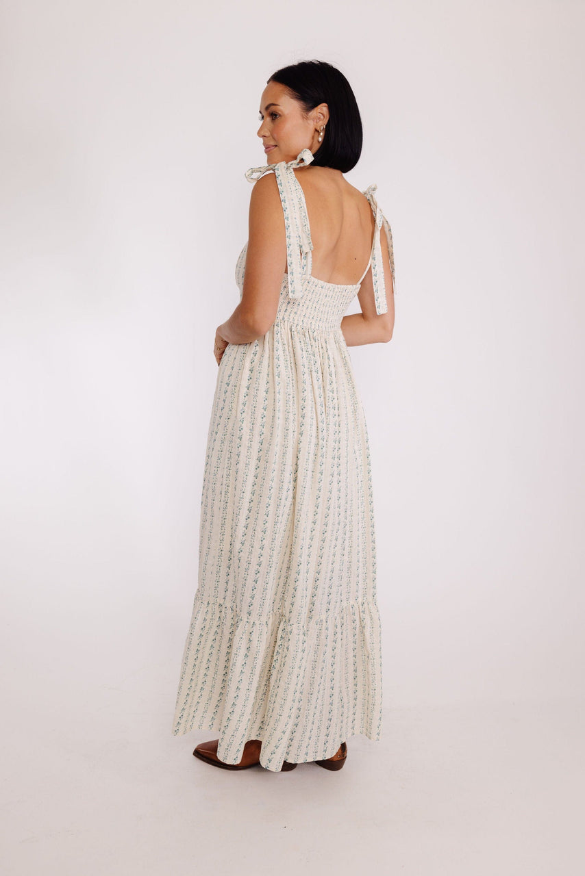Jenkins Dress in Blue Poppy