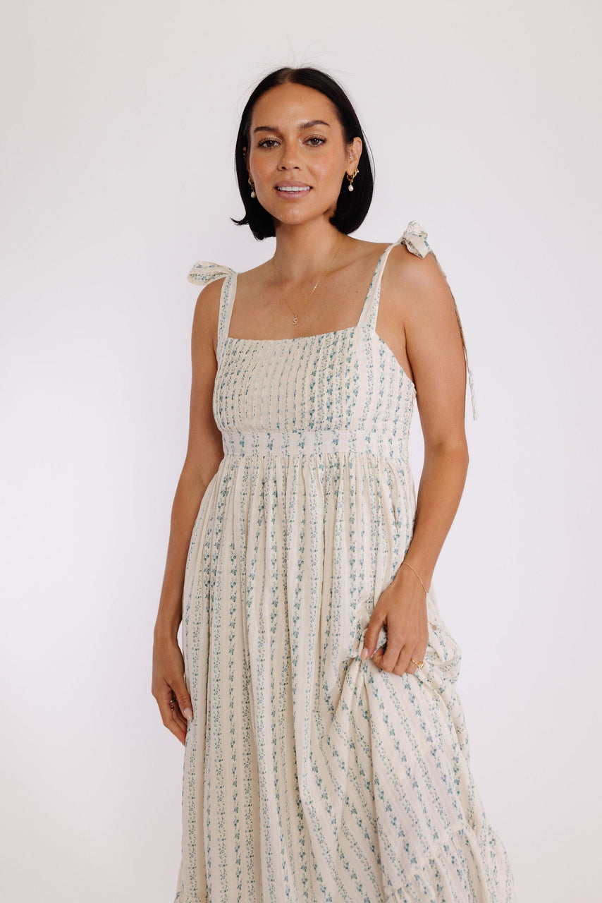 Jenkins Dress in Blue Poppy