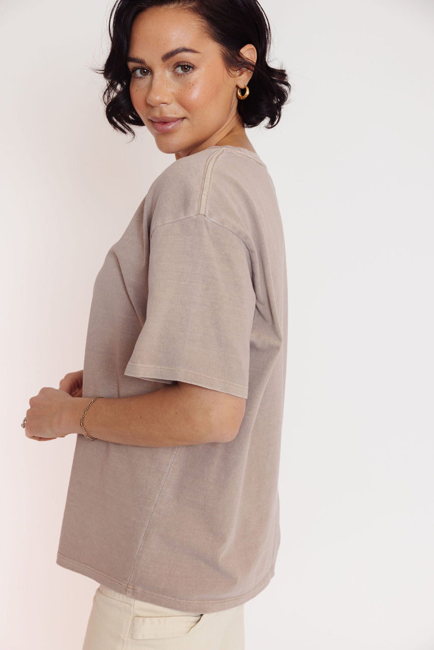 JoBelle Tee in Tan