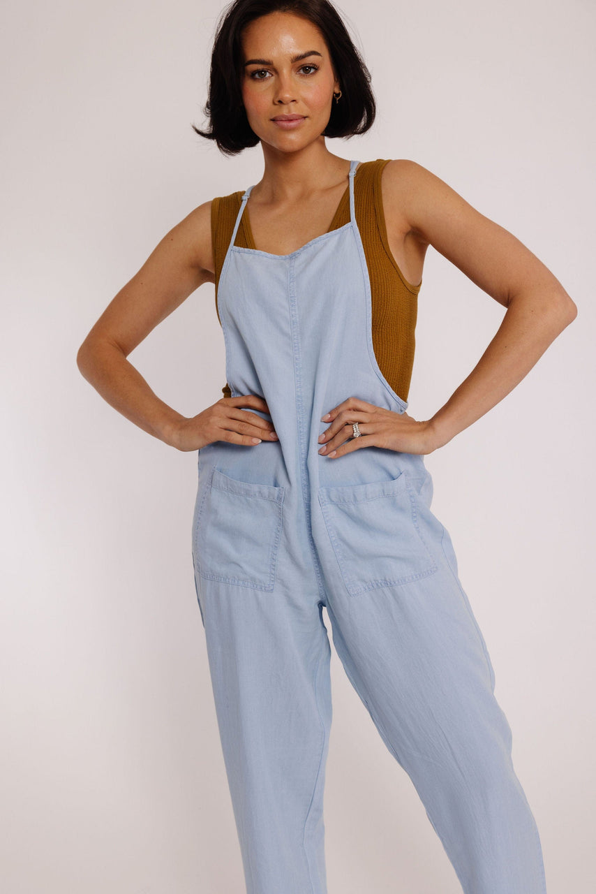 Karsen Jumpsuit in Chambray