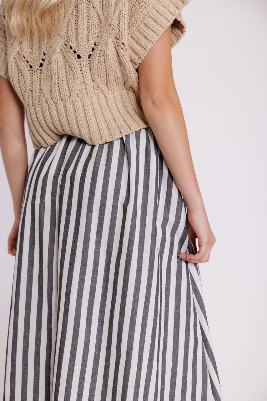 Landon Skirt in Black/White