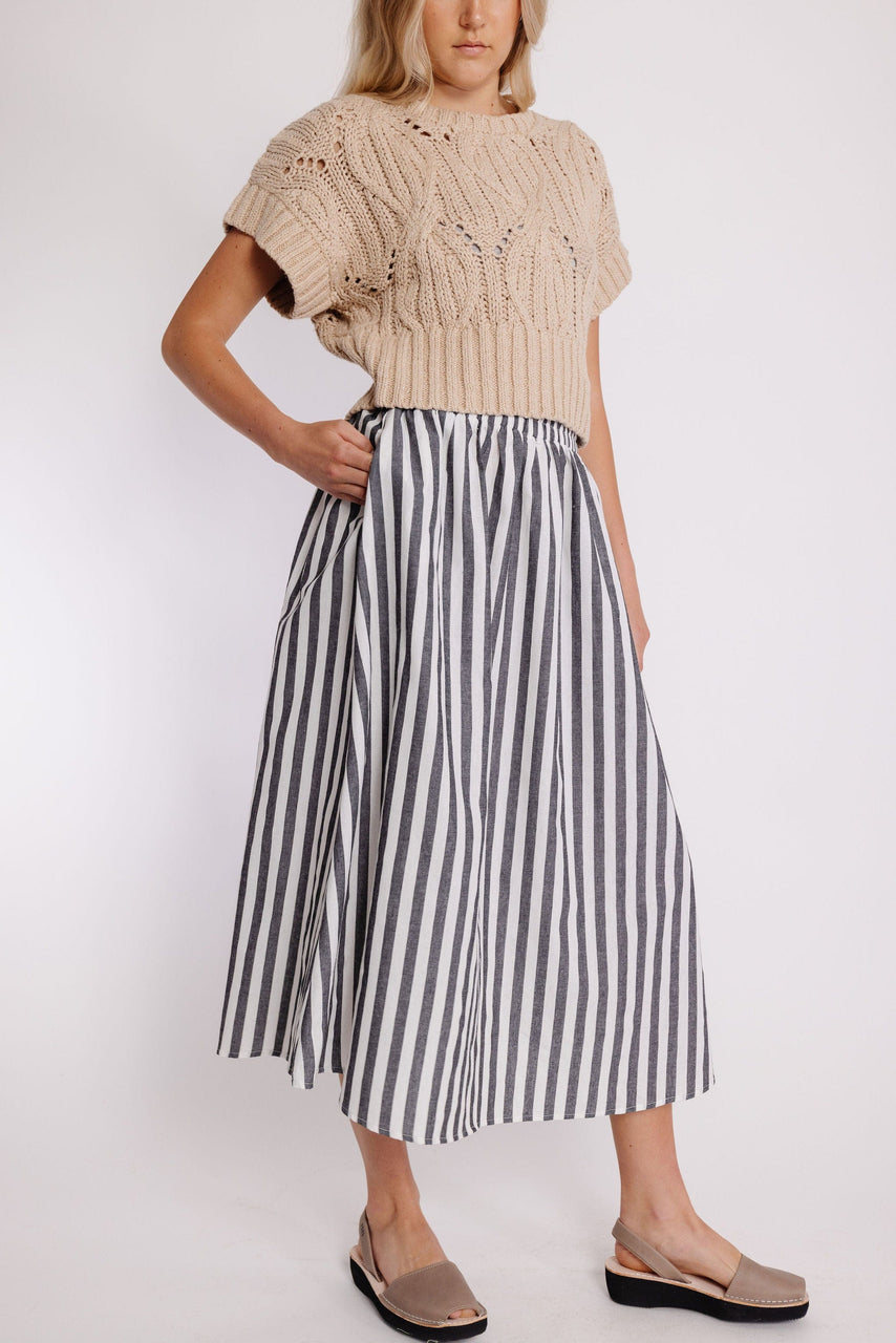 Landon Skirt in Black/White