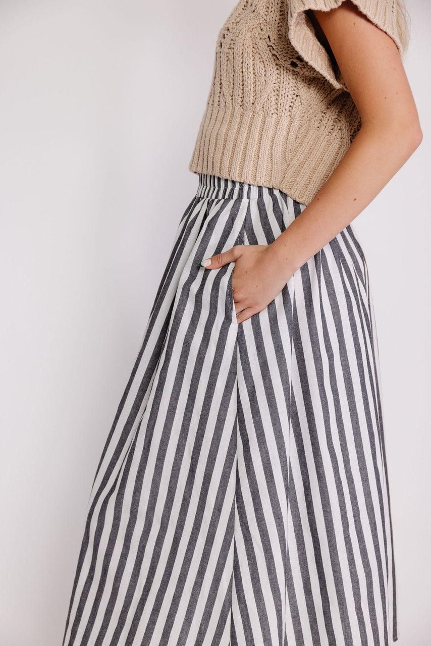 Landon Skirt in Black/White
