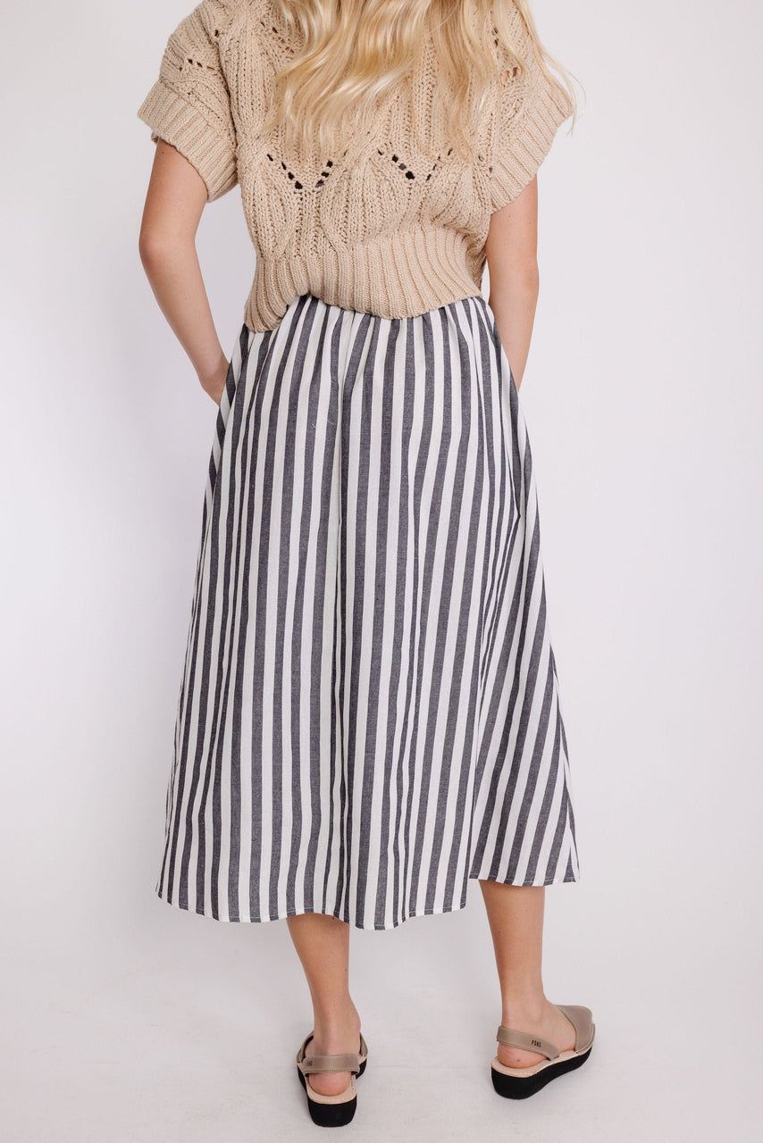 Landon Skirt in Black/White