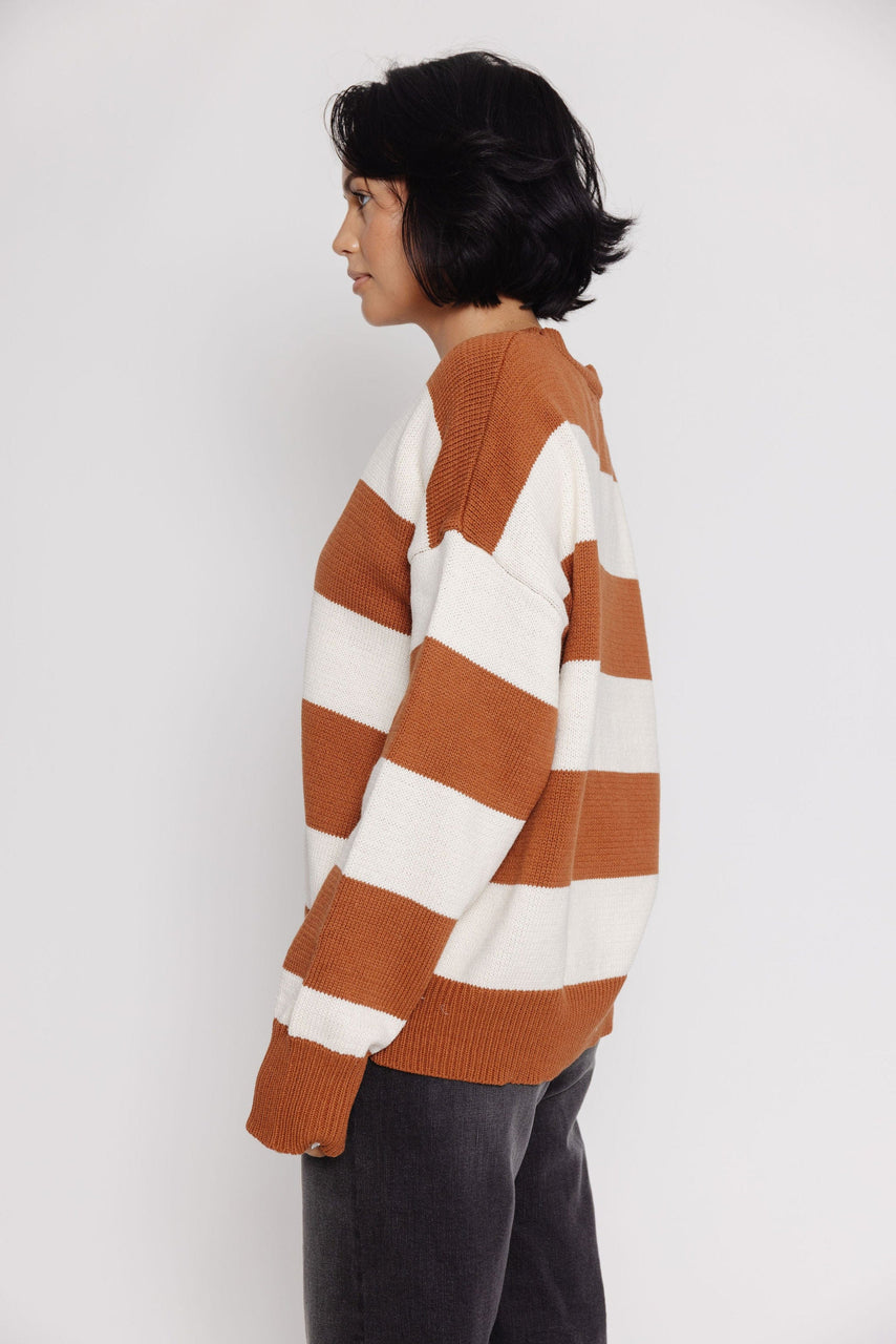 Leilani Sweater in Cafe/Ivory