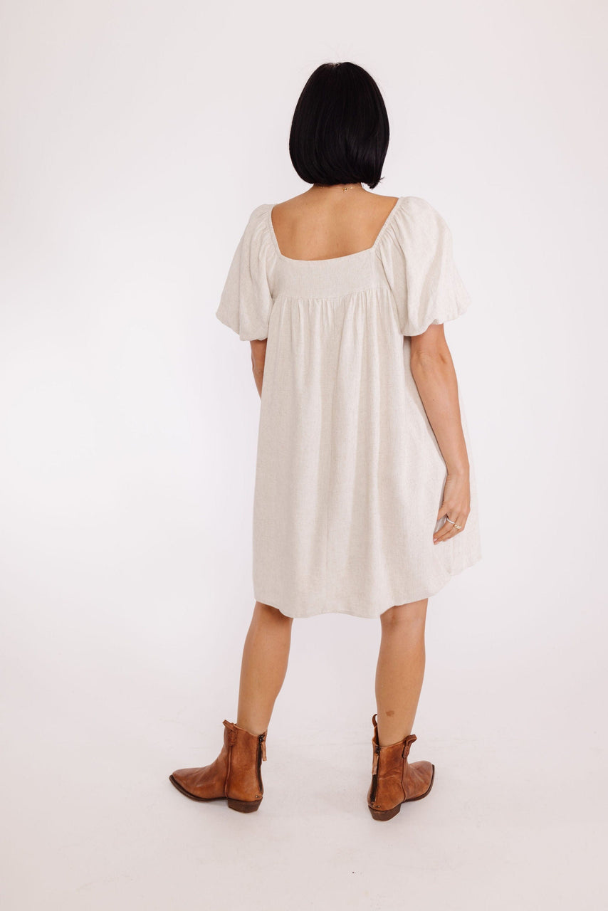 Let It Begin Dress in Beige