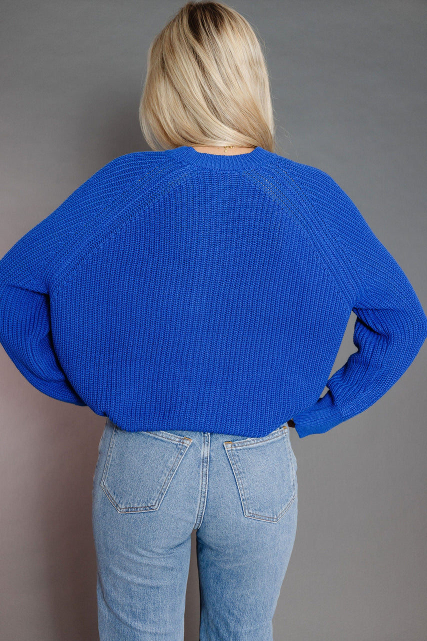 Lila Cardigan in Cobalt Blue