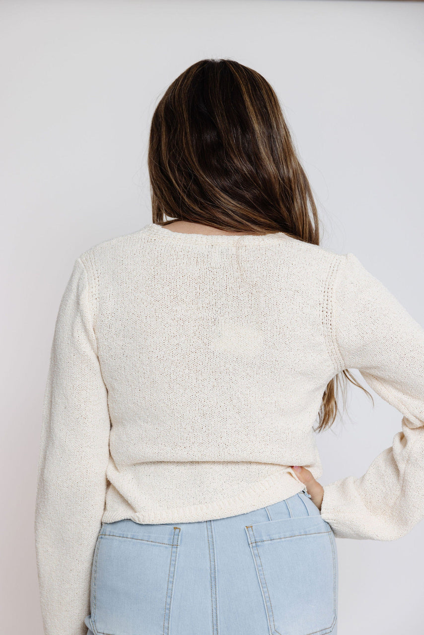 Liza Cardigan in Ivory