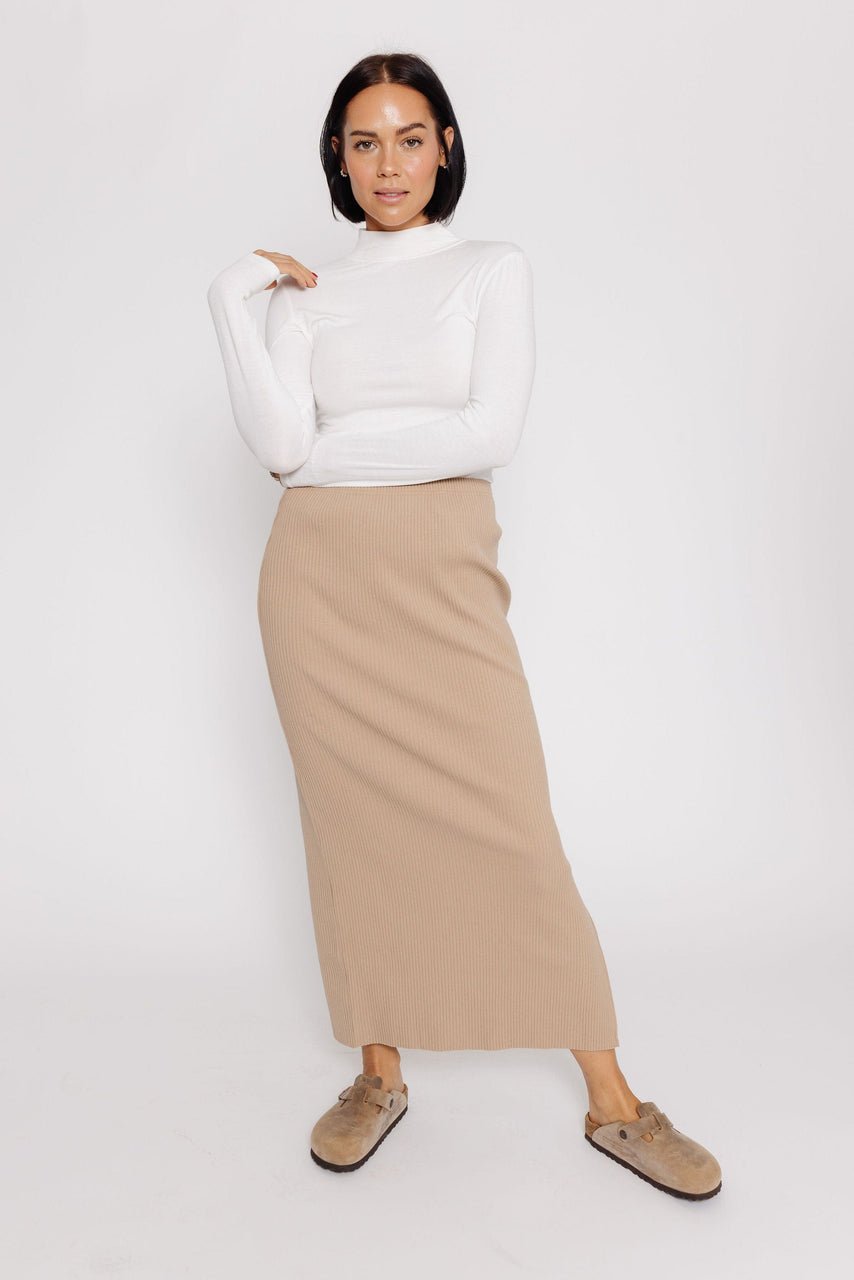 Martha Skirt in Taupe