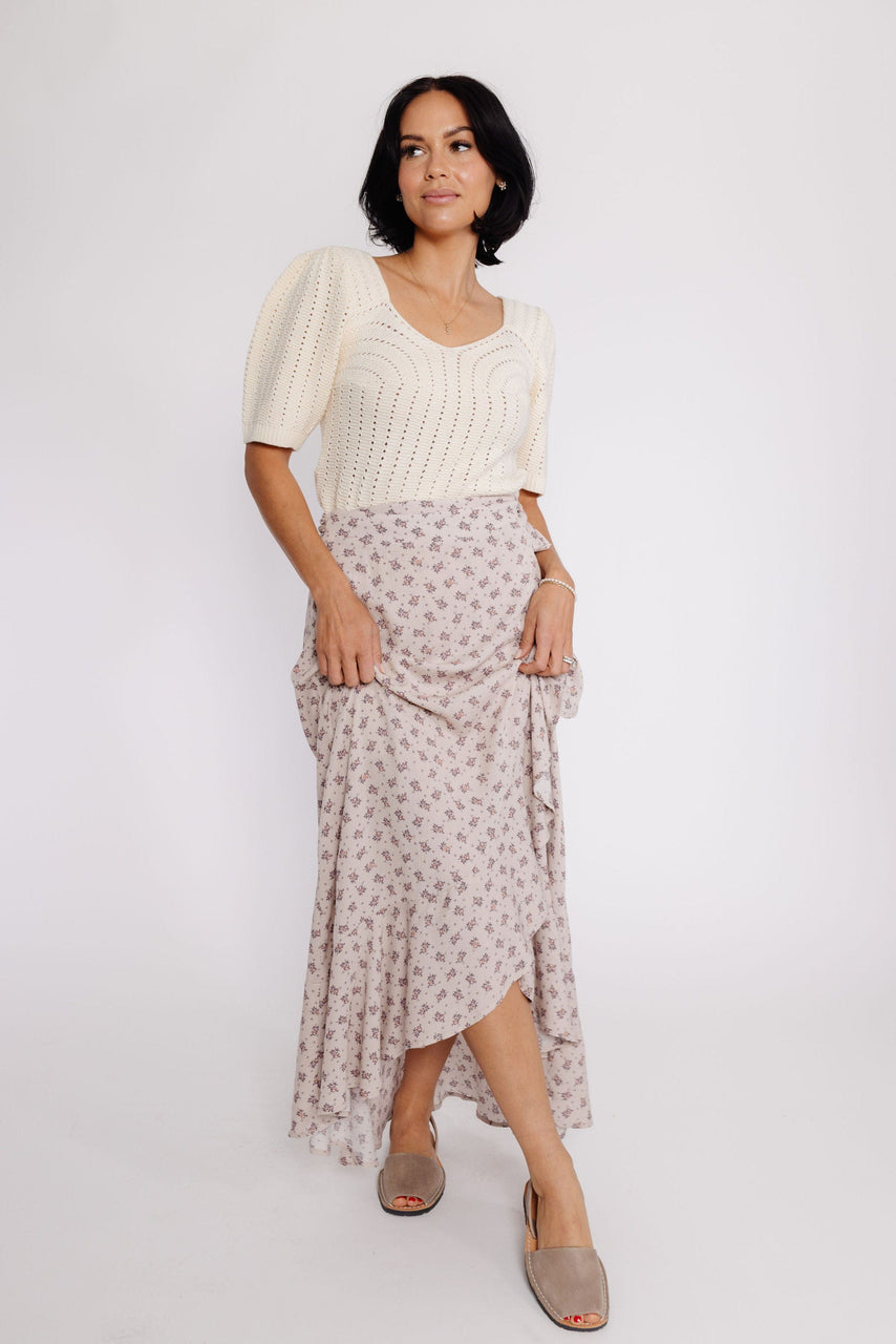 Mateo Skirt in Beige