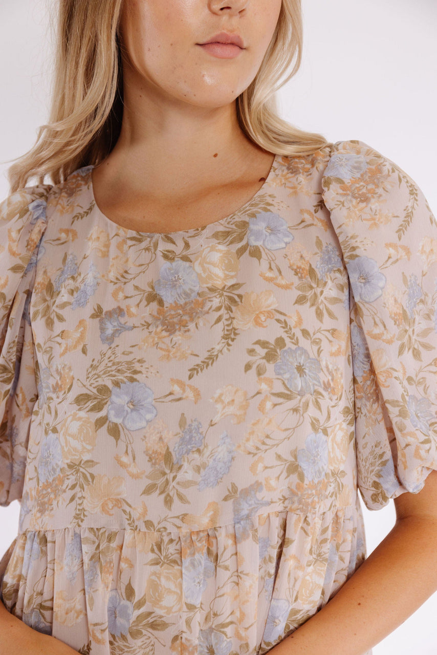 Patrick Dress in Lt. Taupe