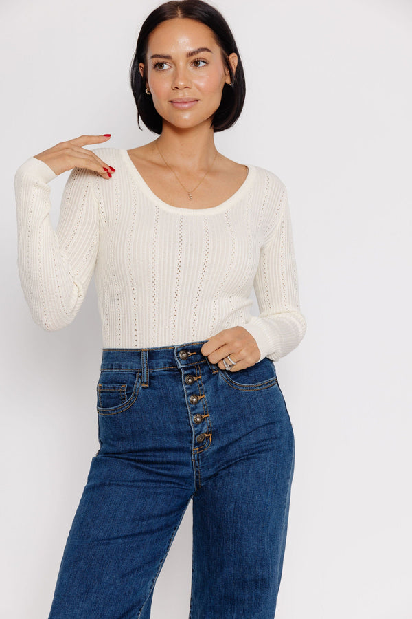 Peirce Bodysuit in Ivory