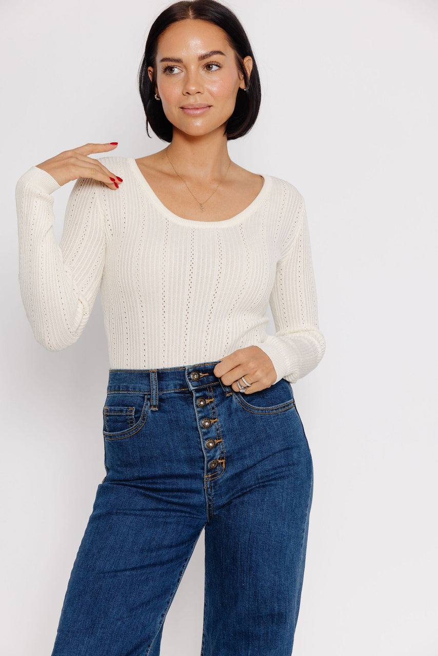 Peirce Bodysuit in Ivory