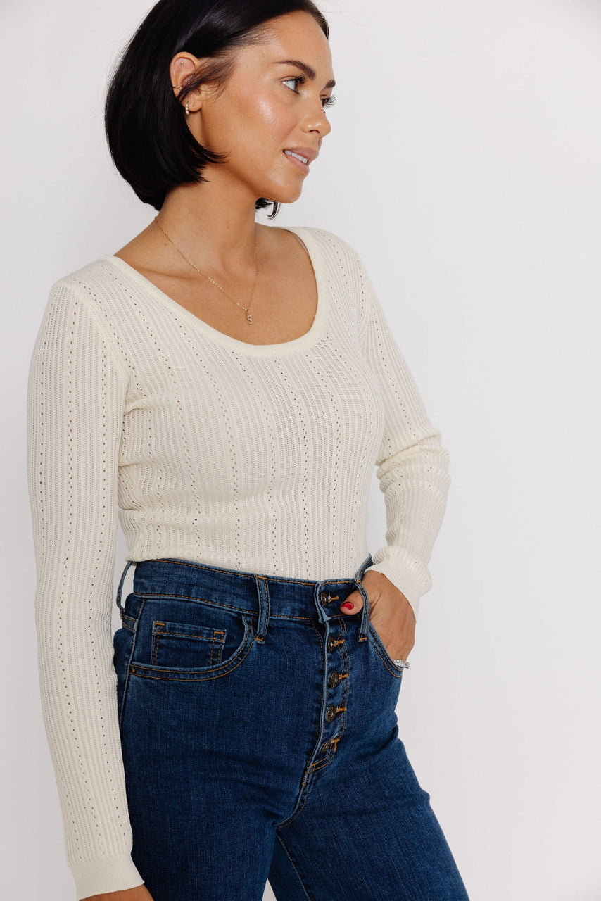 Peirce Bodysuit in Ivory
