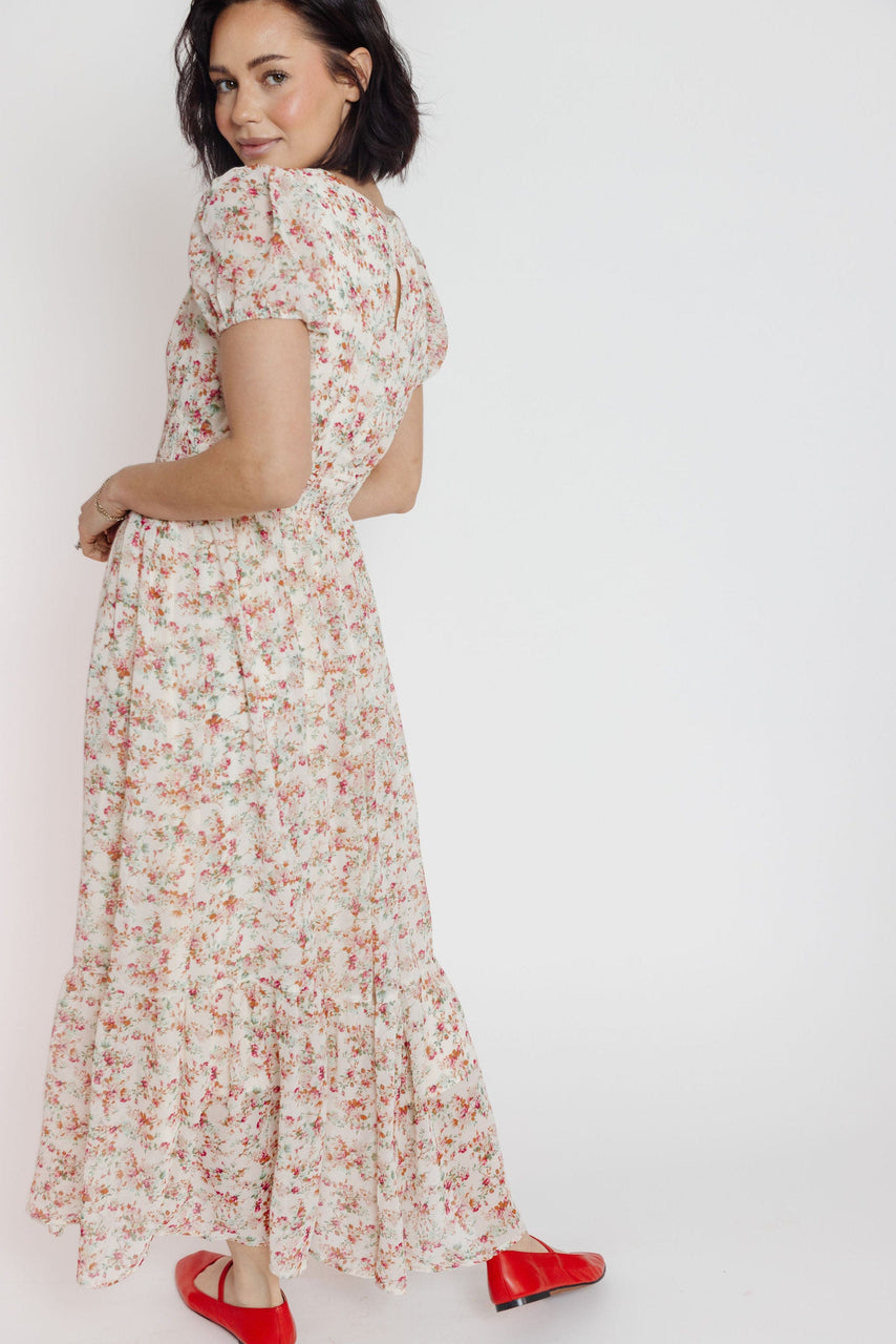 Picadilly Dress in Creme Floral