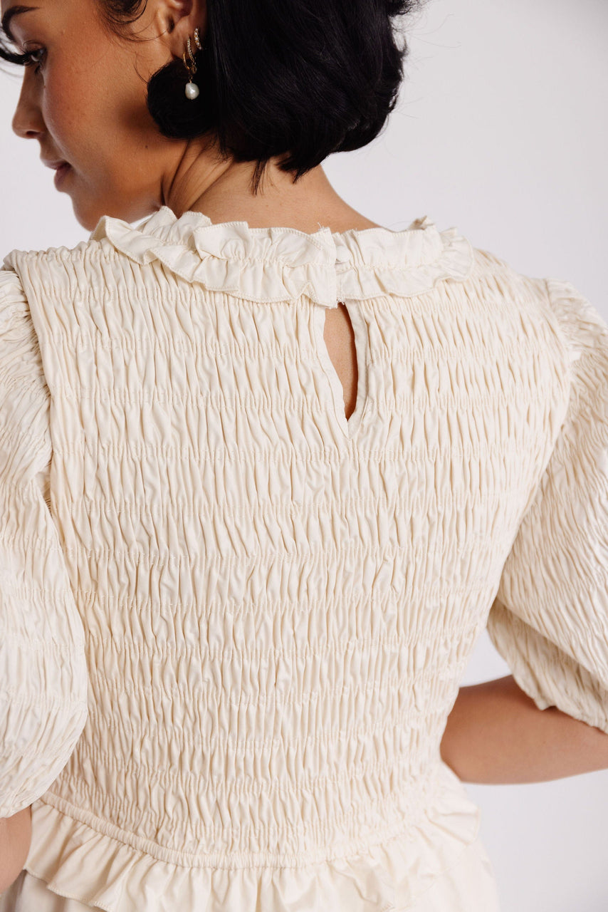Reyes Dress in Champagne