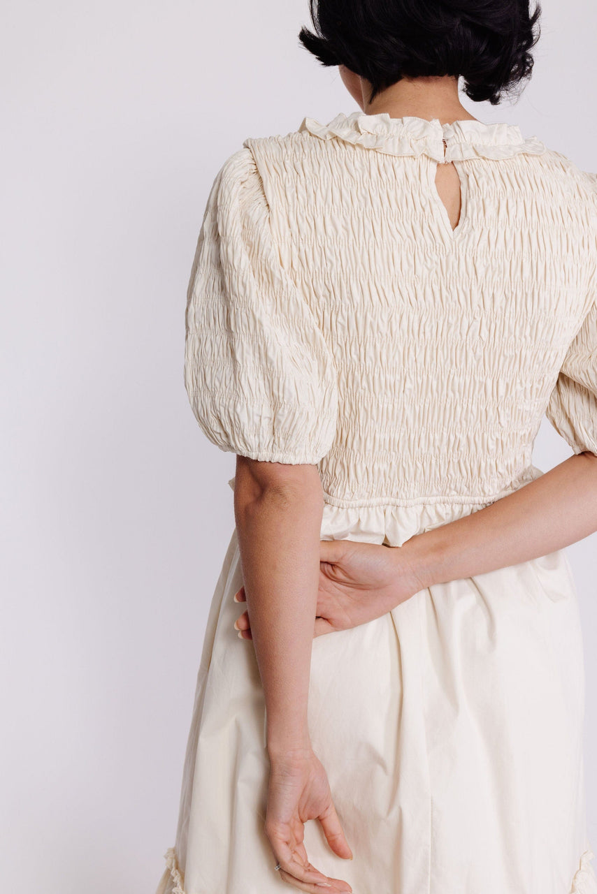 Reyes Dress in Champagne