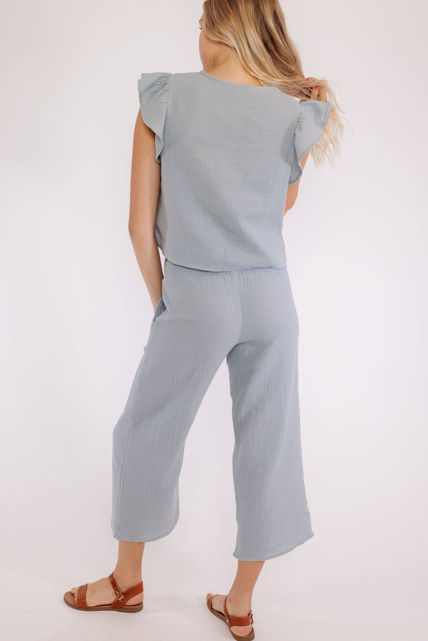 Rori Pant in Sea Blue
