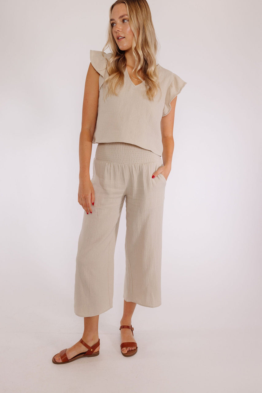 Rori Blouse in Stone