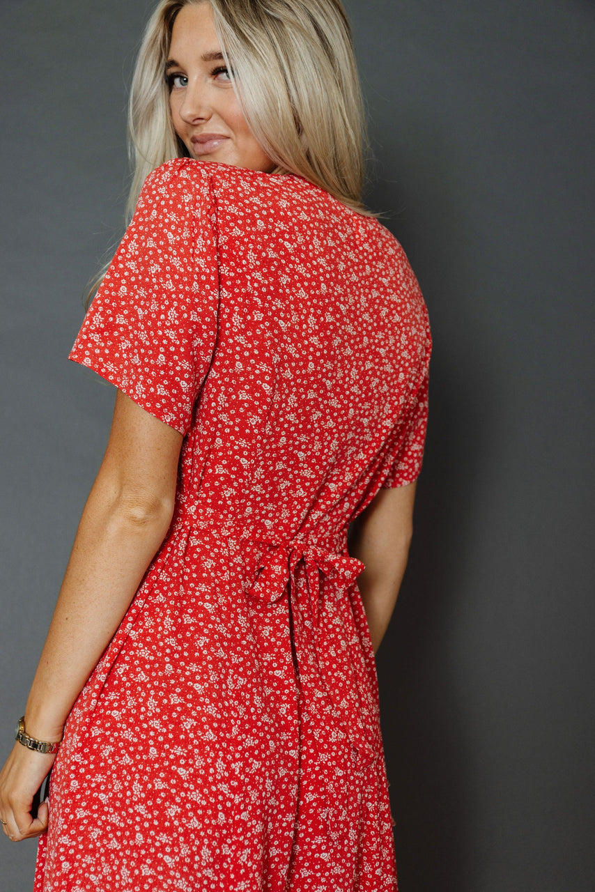Rowan Dress in Red